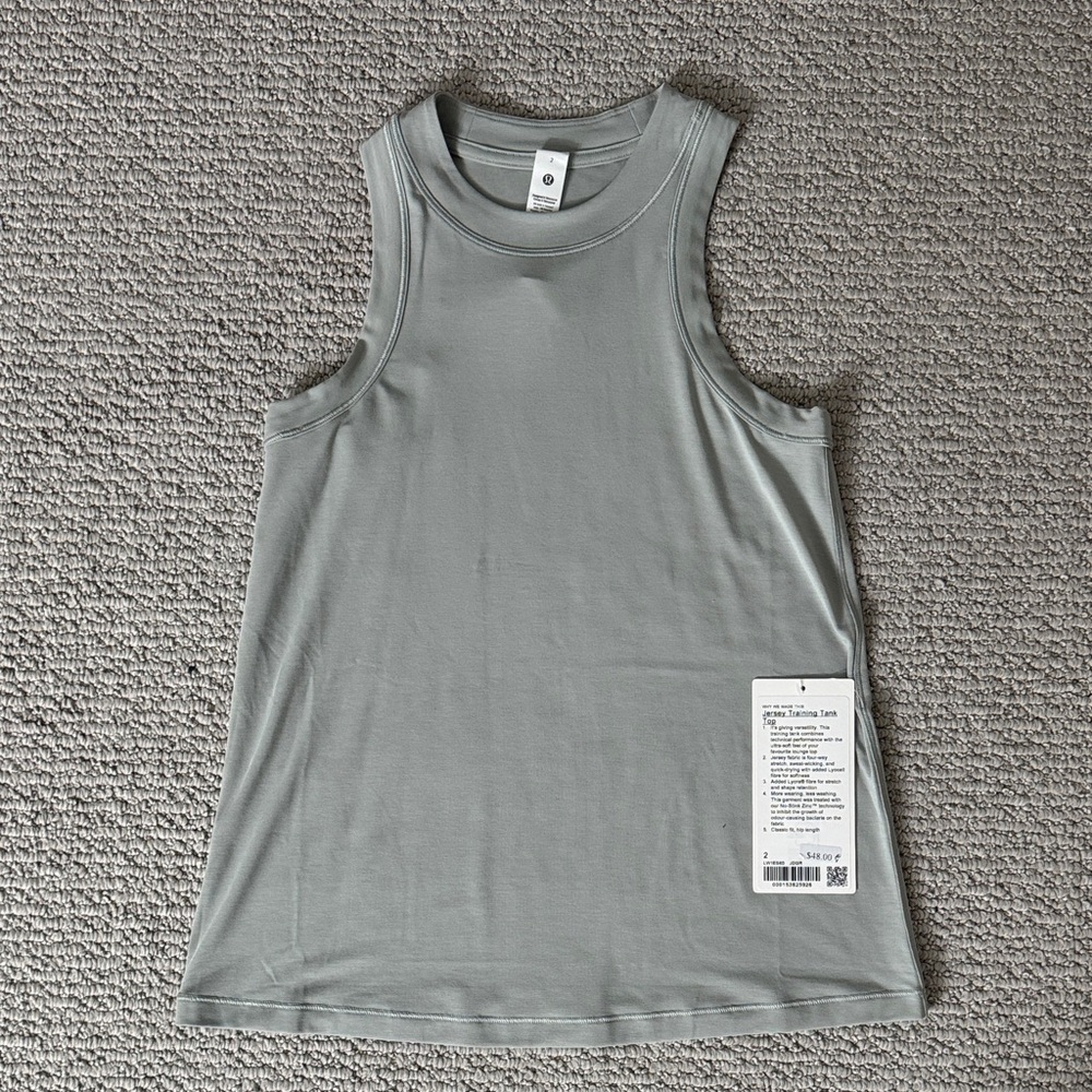 lululemon athletica Gray Tank Top
